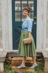 Chambray and Polka Dots