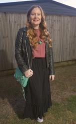 Two Ways To Wear Kmart Berry Pink seam Detail Knit Jumper