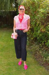 Pink With Dark Denim + Style With a Smile Link Up