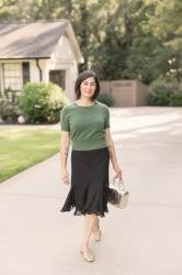 How to Wear Below Knee Skirts Without Looking Short