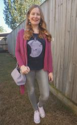 Graphic Tees, Jeans and Waterfall Cardigans