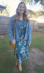 Kmart Midi Dresses With Ankle Boots and Rebecca Minkoff Micro Regan Bag