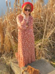 4 looks inspirants pour continuer de porter la robe longue en automne !