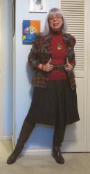 Fall Plaid, Bark and 70s Brass...and Kittens!