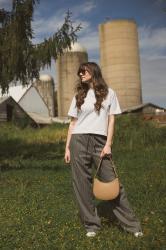 Casual Early Fall Outfit Ideas from Sezane