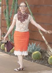 Excellent Thrifty Lace Skirt Outfits Styled 3 Ways