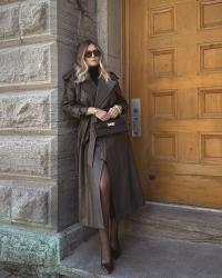 Epitome of luxury — trench-coat