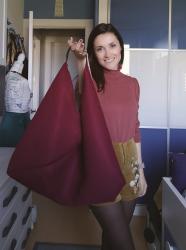 Semana 3 del reto 10 semanas 10 telas: bolso origami