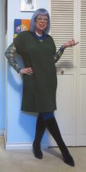 Green Cocoon, Blue Velvet and a Poncho