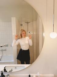 Min 40-årsfest, Twiggys klänning och ett blått rum