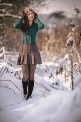 Ein Look für den ersten Schnee: So stylst du gemütliche Retro-Outfits