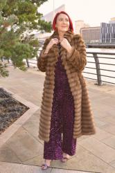 Party Season Ready in Sequins and Faux Fur + Style With a Smile Link Up