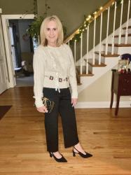 A Soft and Sweet Bow Cardigan for All Your Holiday Parties