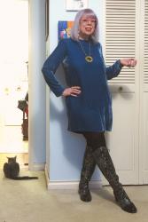 Last Blue Velvet and Brocade