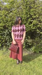 Argyle Jumper From Tu Clothing - Chic & Stylish Linkup